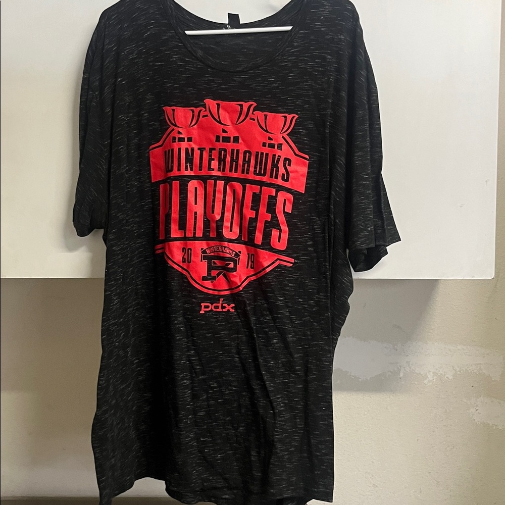 Black Winterhawks Playoffs T-Shirt